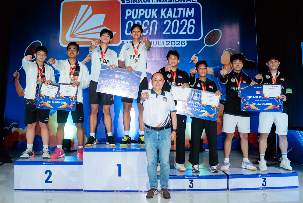 Regenerasi Atlet Bulutangkis Berprestasi, Pupuk Kaltim Hadirkan Sirnas C Open 2026
